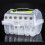 Fishing Tackle Box with 6 Compartments Double-Sided 6
