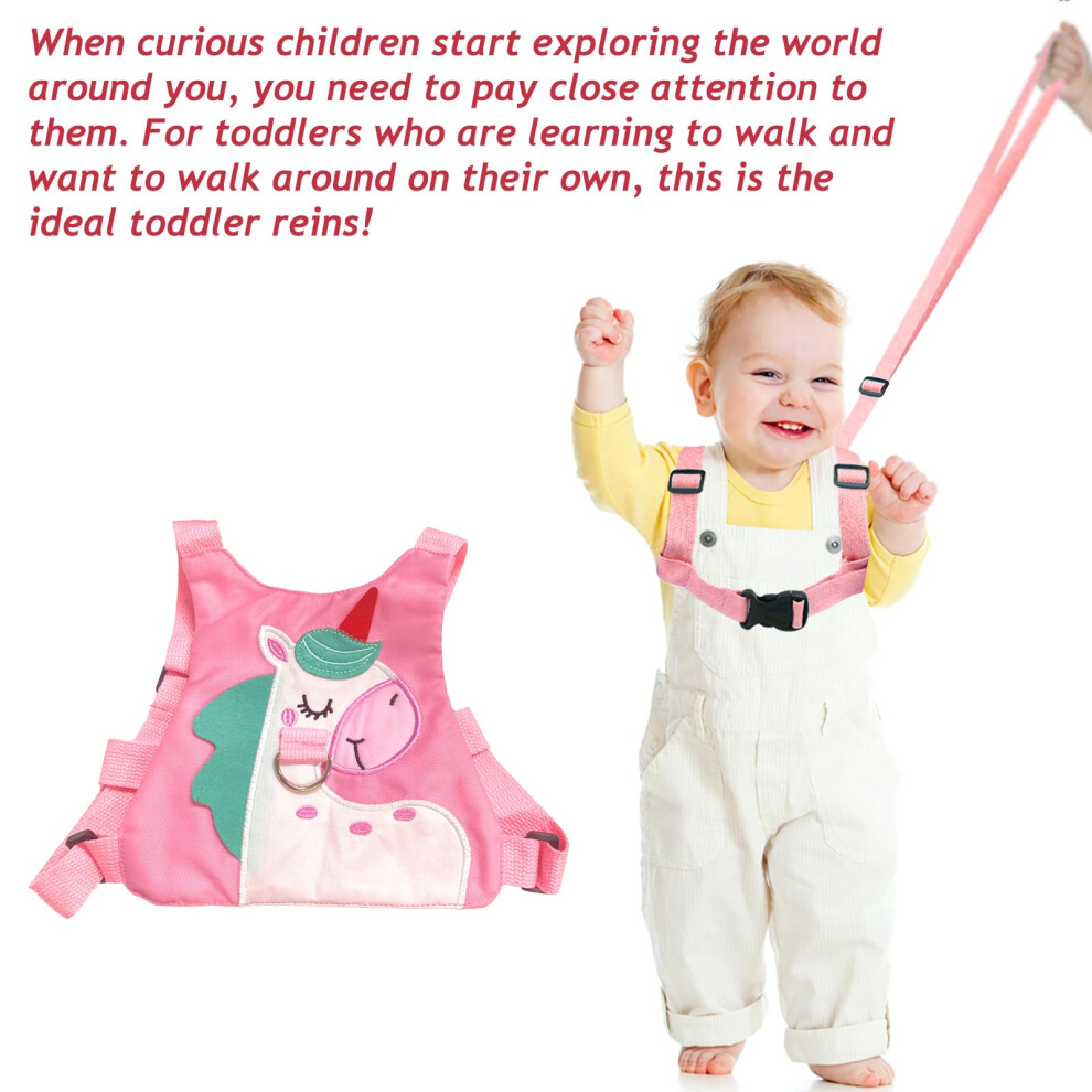 Baby Reins Pink Unicorn Baby Walking Harness And Toddler Safety Harnes 5004825213473