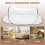 Nzkeuf Pop up Mosquito Net Foldable Mosquito Net Single Person Large S 6