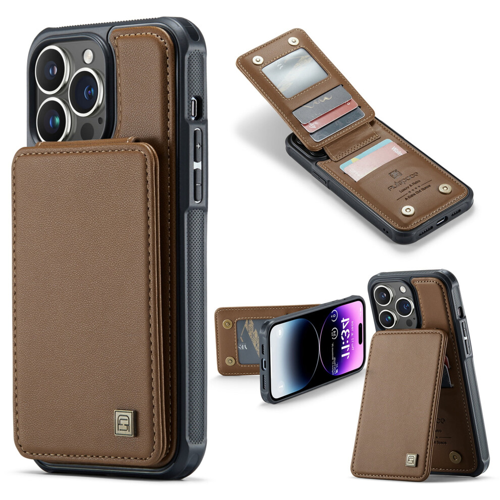 Iphone 14 Leather Wallet Case With Card Holder And Rfid 941196154699