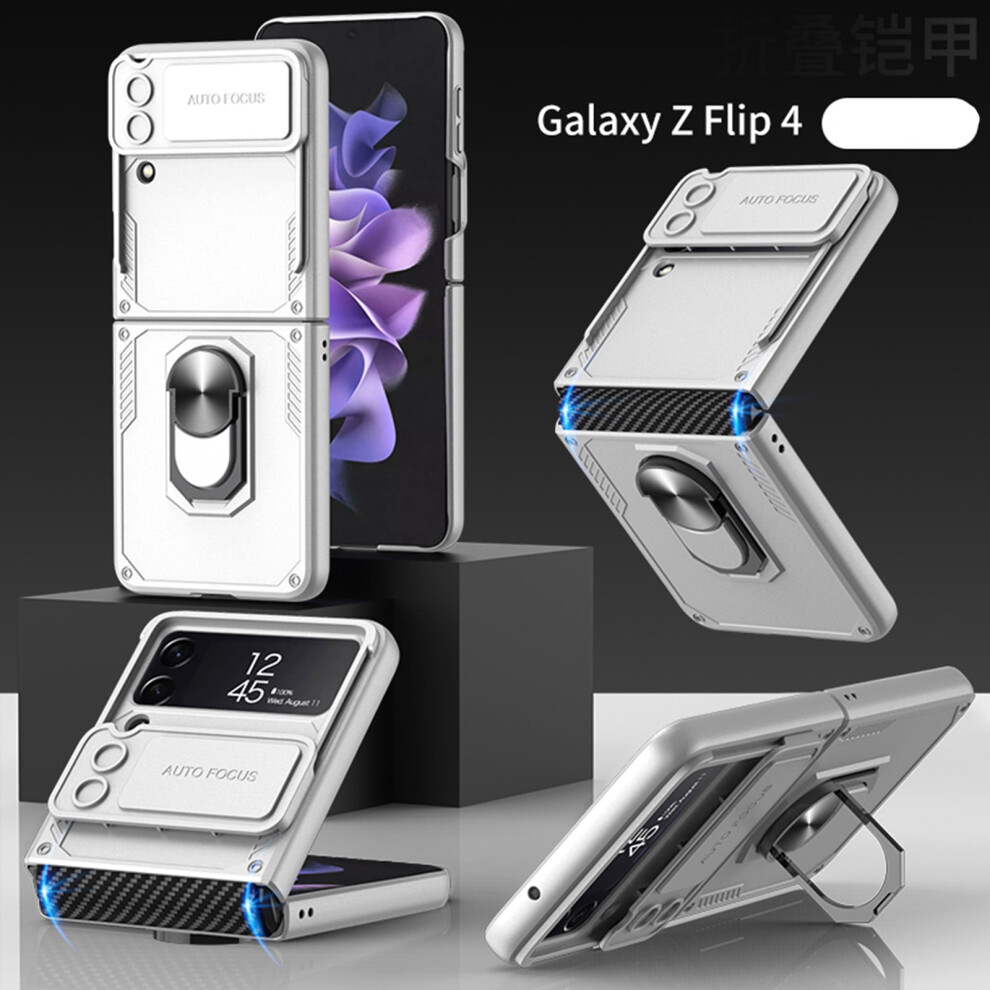 Samsung Z Flip 4 5G Armor Case Rugged Shockproof Silver 941196154842