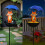 Outdoor Bird Feeder and Bath Combo Open Platform 1 pc 4