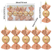 Glass Ornament Decorative Gift Box Candy Prop Christmas