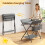 Ezebaby Foldable Baby Changing Table, 4-in-1 Multifunctional Diaper Changing Sta 7