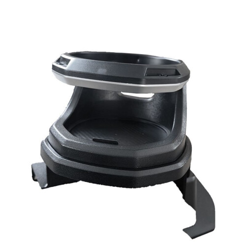 Left/Right Multi-Function Car Window Cup Holder Drinks Holders for  F150 2015-2023 Black+Silver 1