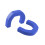 Front Tow Hooks Covers Blue Replacement Hitch Parts 2