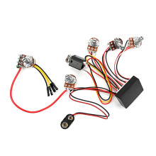 Bass Preamp Circuit with 3-Band Active EQ and Tone Control