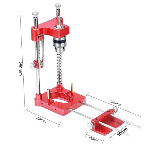Aluminum Alloy Pocket Hole Jig Adjustable Drill Guide for 1