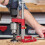 Aluminum Alloy Pocket Hole Jig Adjustable Drill Guide for 5