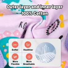 FLYISH DIRECT Potty Training Pants 100 Cotton 10 Packs of Training Pan