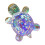 Exploding Flash Turtle Toy 2.36 x 3.54 in Purple 1