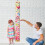 HIFOT Kids Growth Chart Height Measuring Chart Butterfly Canvas Wall H 5