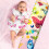 HIFOT Kids Growth Chart Height Measuring Chart Butterfly Canvas Wall H 6