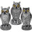 Owl Decoy Plastic Rotating Head 10.6 Inch 1