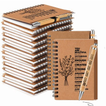 Christian Gift Set: Prayer Journals and Bible Verse Pens
