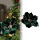 Stella di Natale artificiale in tessuto glitterato 9.4 1