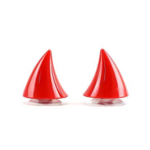 Bull Horn Helmet Decoration with Suction Cup Adjustable