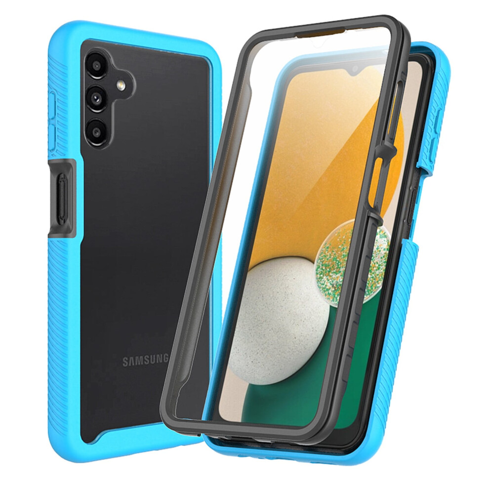 Samsung Galaxy S25 Case Clear Rugged Dual-Layer Tpu+Pc Blue 941196151827