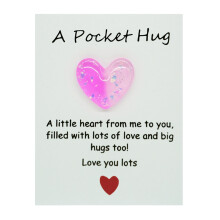 Pocket Hug Encouragement Cards Heart-Shaped 20 pcs