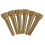 Bridge Pins Solid Brass Acoustic Guitar 6 pcs Abalone Dot 1