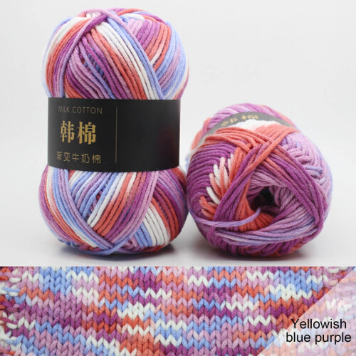 XiYing Soft Gradient Milk Cotton Yarn 50G 1-Pack