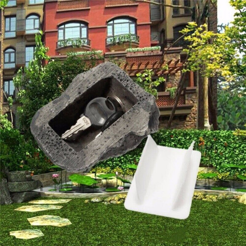 Hollow Rock Garden Stone Box Stash 1 Piece