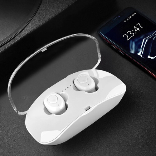 Noise Cancelling Bluetooth Earbuds with Wireless Charging