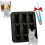 Fransk bulldogg isform - 3D silikon hundform, 1 set 1