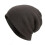 Vintermössa i bomull, unisex fleece, stickad mössa, grå 1