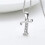 925 Sterling Silver Initial Pendant Necklace 18 inch 2