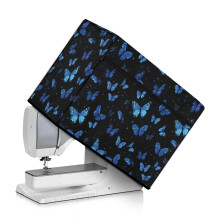 Capa protetora contra poeira para máquina de costura com estampa de borboleta, leve.