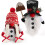 Handmade Christmas Snowman Gnome Plush 2-Pack 1