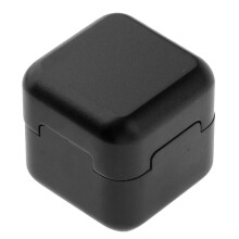 Billardkreidehalter Aluminium Schwarz 1 Stück