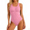 Damen-Einteiler-Badeanzug mit Spitzen-Bralette-Oberteil 1