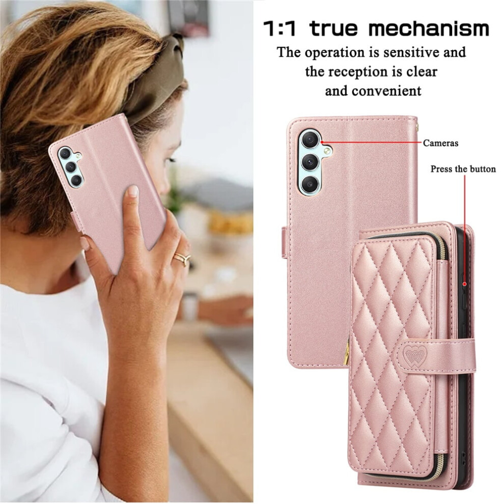 Wallet Case For Samsung Galaxy A34 5G 6.6 Inch With Wrist 9152228950771