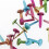 Patterned Mini Brads for Scrapbooking 8x15mm 50 or 100 8
