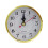 Quartz Clock Movement 90mm White Face Gold Trim Arabic 1