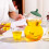 Glass Teapot and Tea Kettle Set High Borosilicate Snowman 1