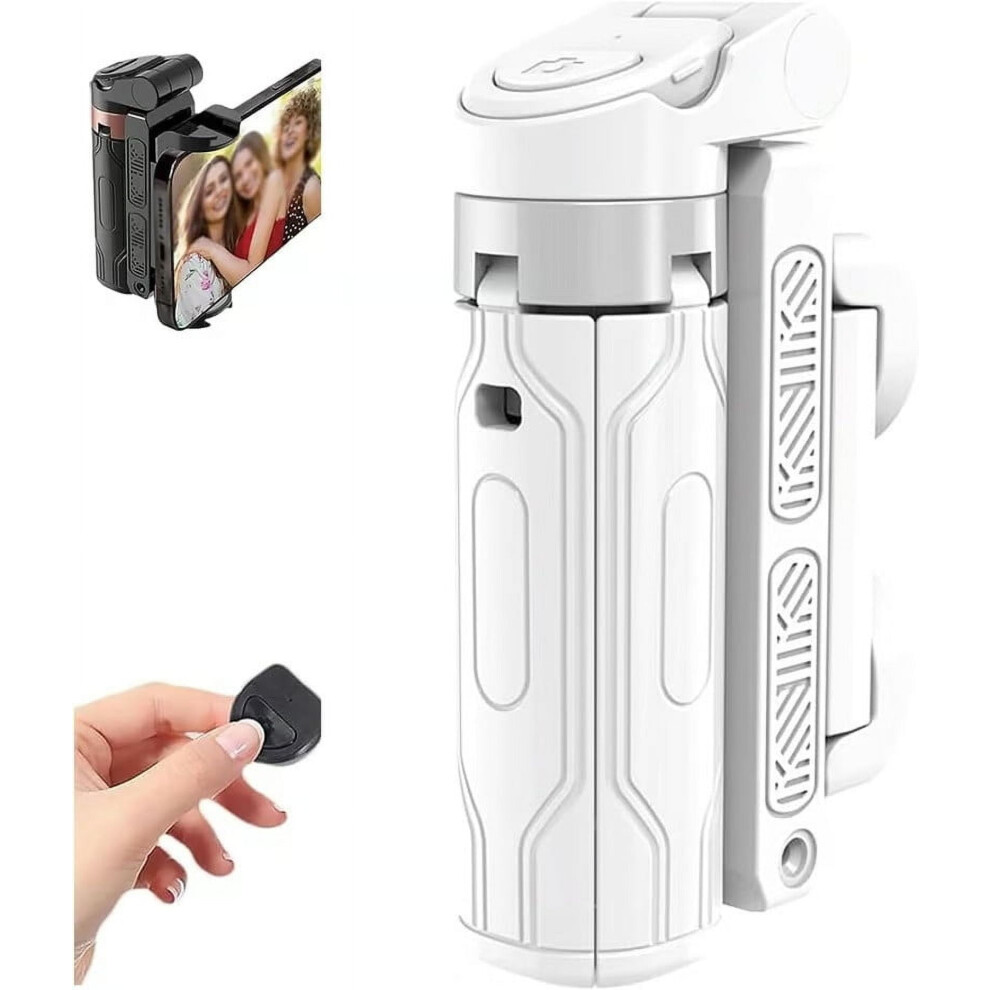 Mini Tripod And Selfie Stick With 360 Rotation White 9170372690312