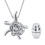 Collier commémoratif en forme de tortue marine pour cendres 1