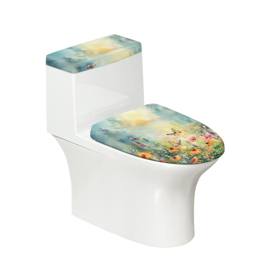 Butterfly Flower Toilet Lid Covers Pack Of 2 9165521250516