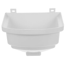 Vinyl gutter parts set white PVC square rainwater 11.8 x