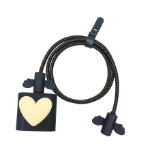 Charging Cable Protector Case Beige Black