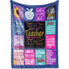 Decke zur Wertschätzung von Lehrern, 60 x 80 Zoll