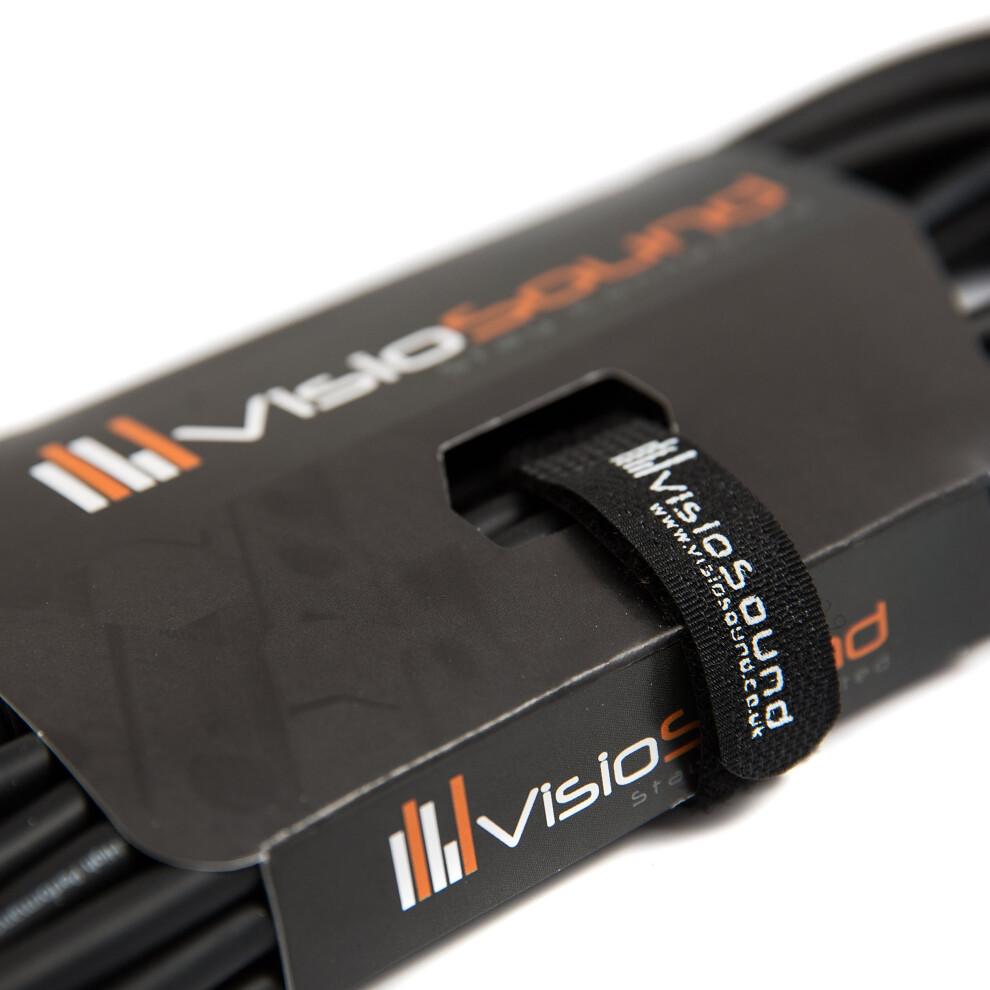 Visiosound Premium Tweed Male To Female Xlr Mic Lead/Braided Balanced