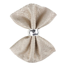 Damask Jacquard Napkins Waterproof Polyester 2 pcs 18.11 x