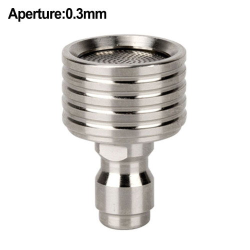 Buse de douche haute pression en acier inoxydable 1/4 pouce