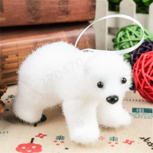 White Bear Christmas Ornaments Tree Decorations 12 Pack