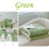 Fleece Blanket Queen Size 60x80 Green 1