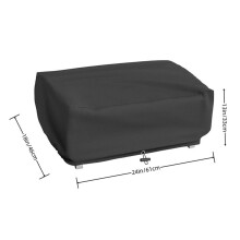 Grill Cover Premium Portable 2-Burner Waterproof Dustproof